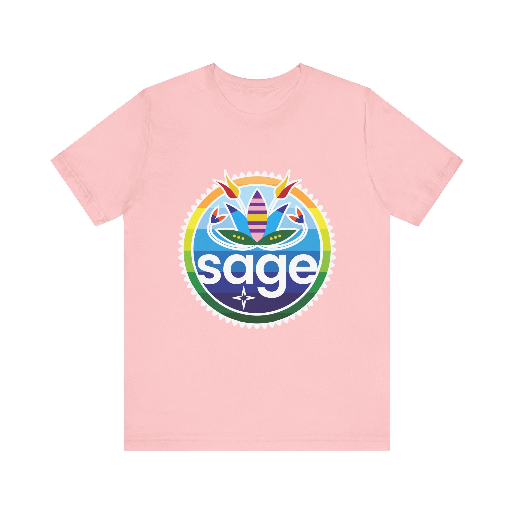 SAGE Rainbow Unisex Jersey Short Sleeve Tee