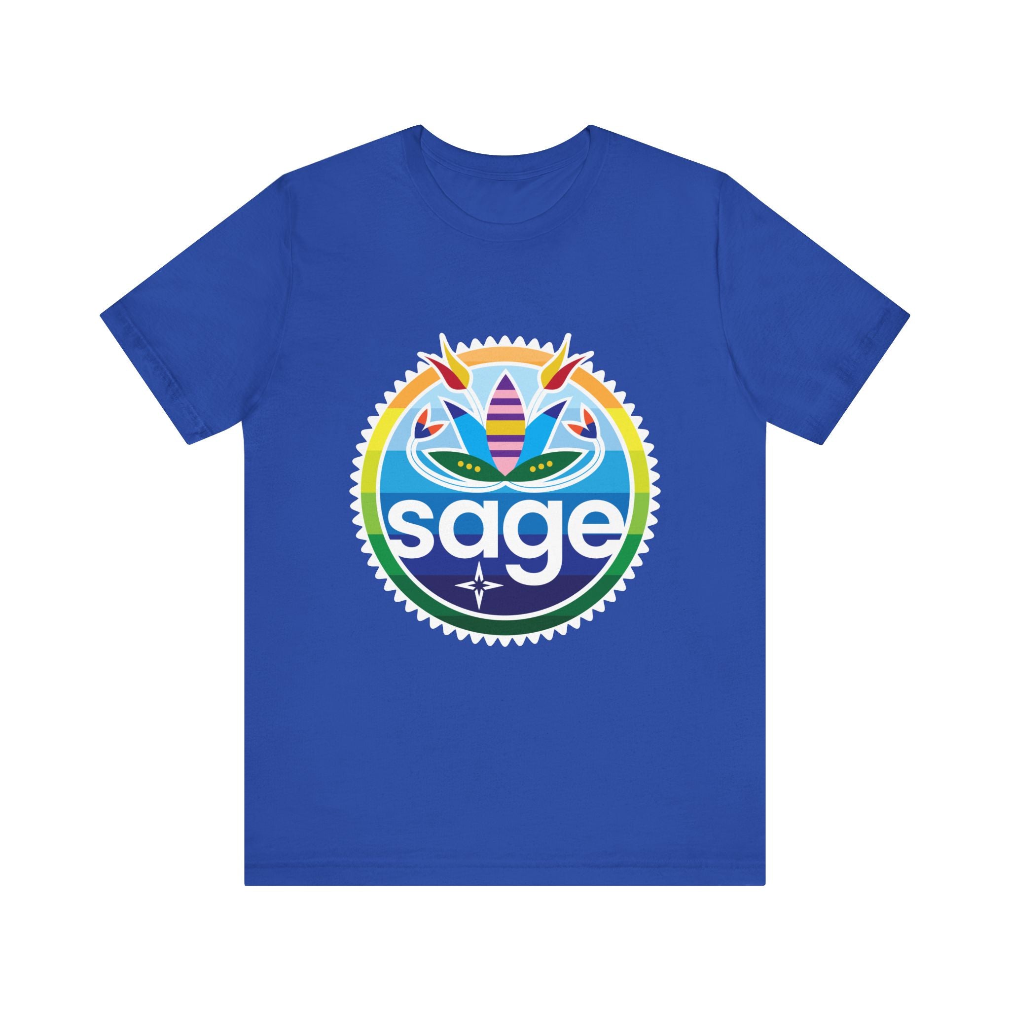 SAGE Rainbow Unisex Jersey Short Sleeve Tee